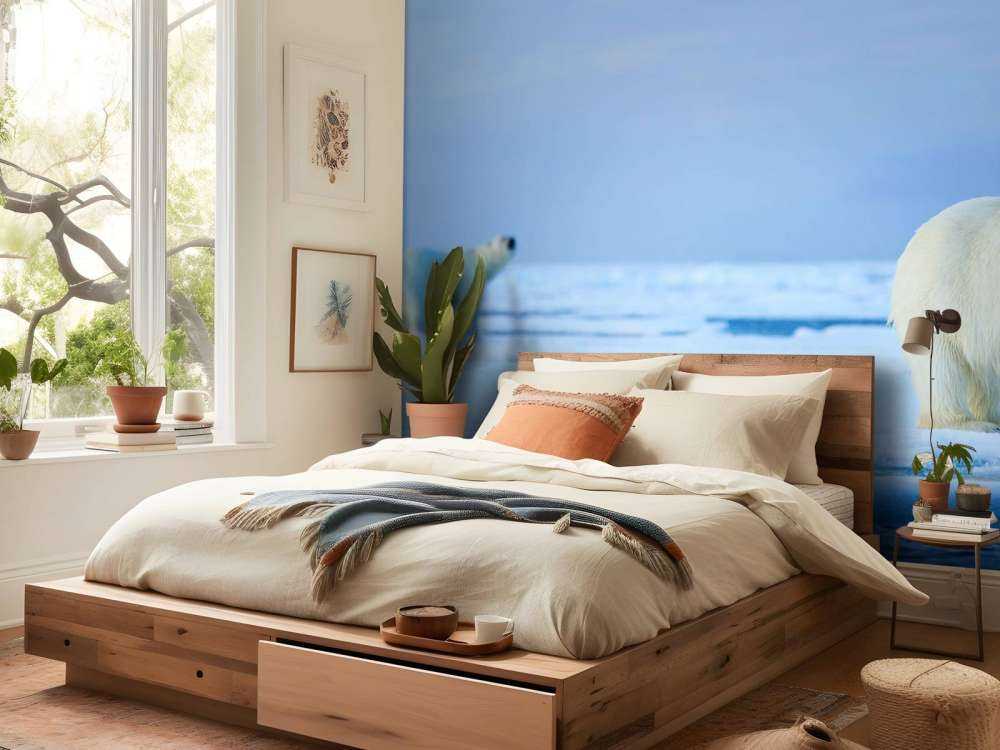 IJsberen op drijfijs