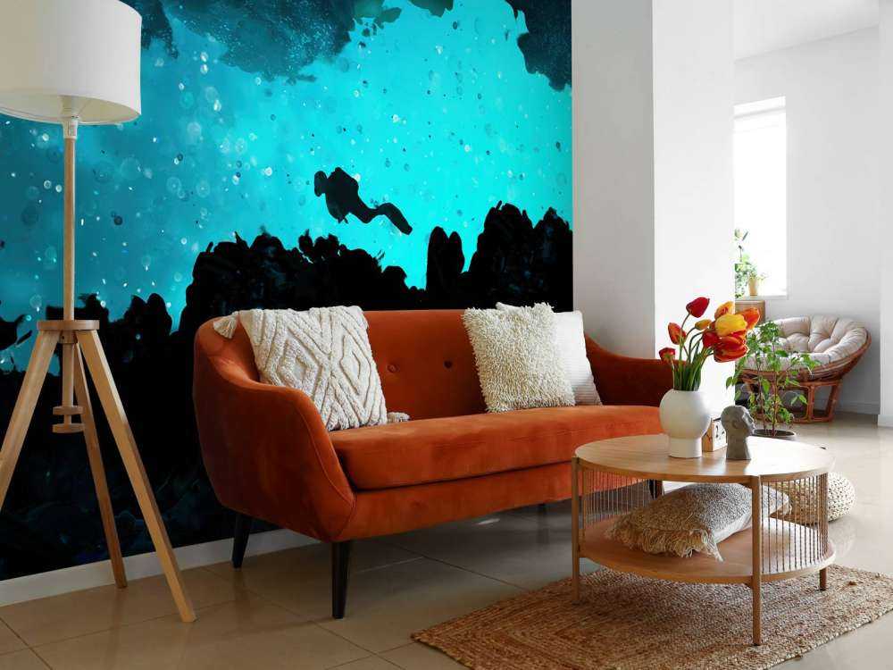 Smalle grot met duiker