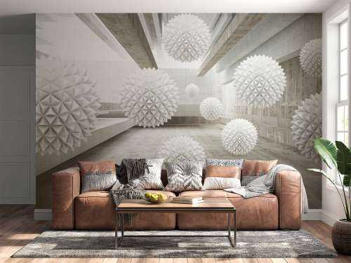 Witte 3D ballen