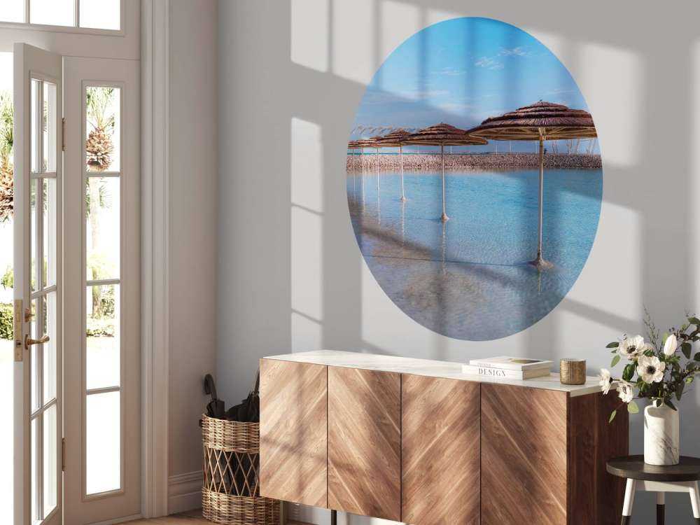 Parasols op het strand