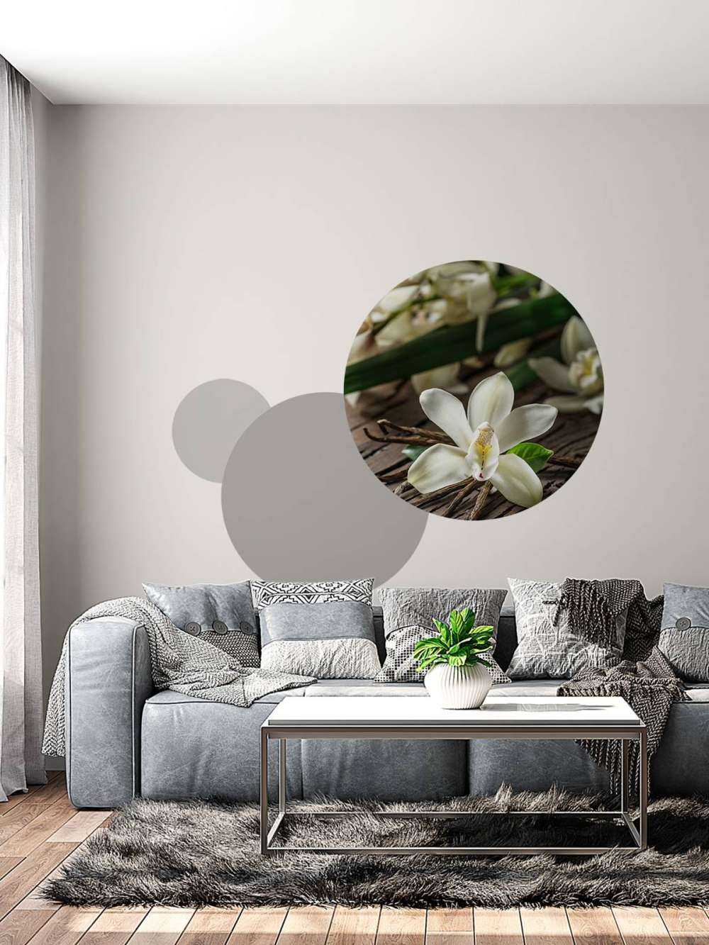 Bloem en vanille stokjes