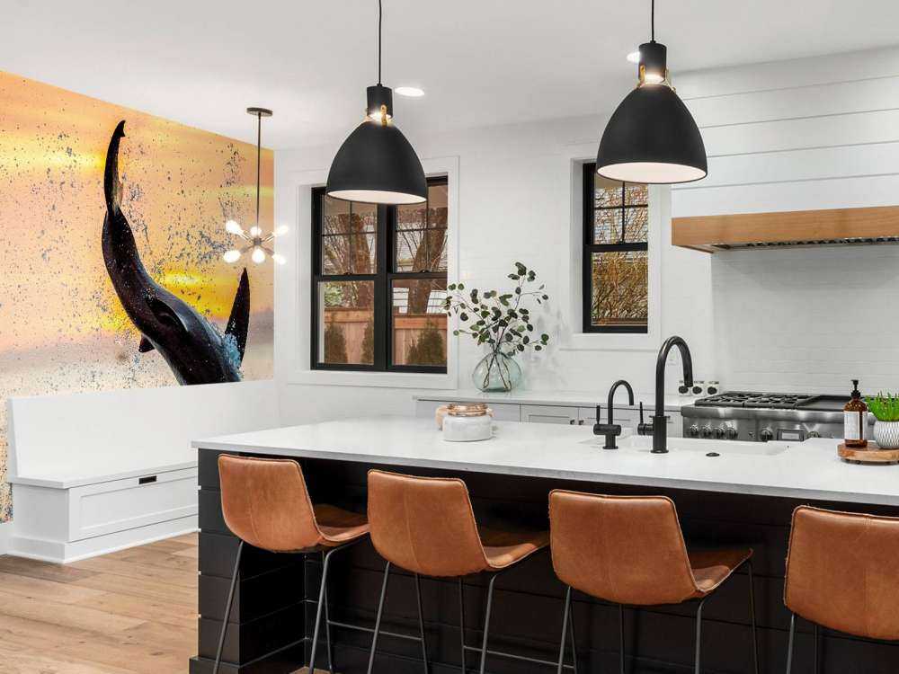 Grote witte haai aan het aanvallen