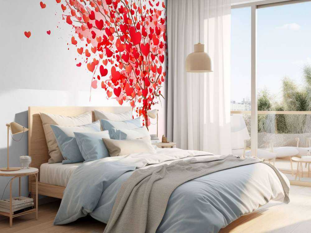 Hart gevormde boom design