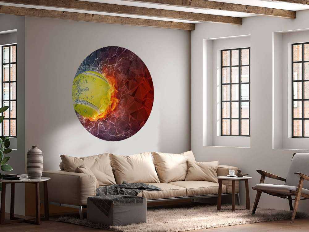 Tennisbal met veel kracht