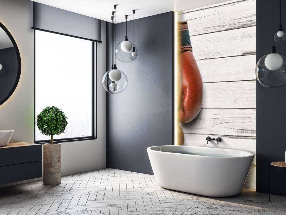 Old school rode bokshandschoenen