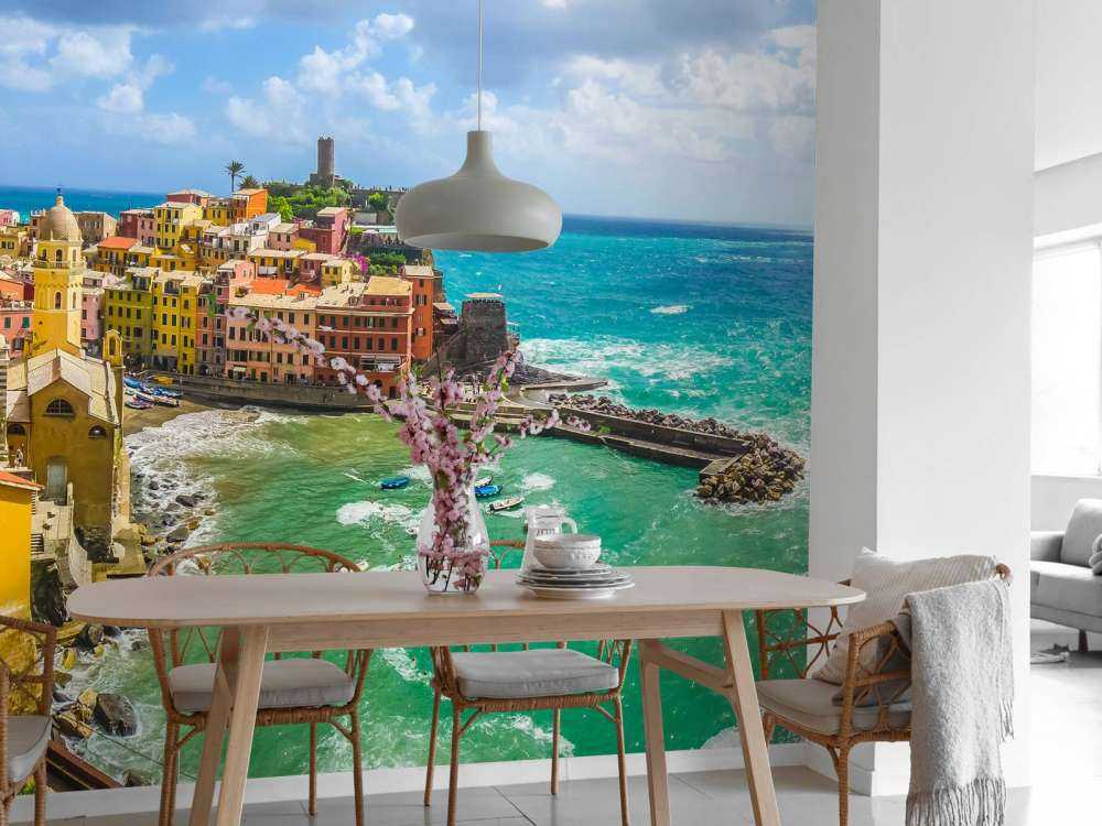 Uitzicht op het dorpje Vernazza