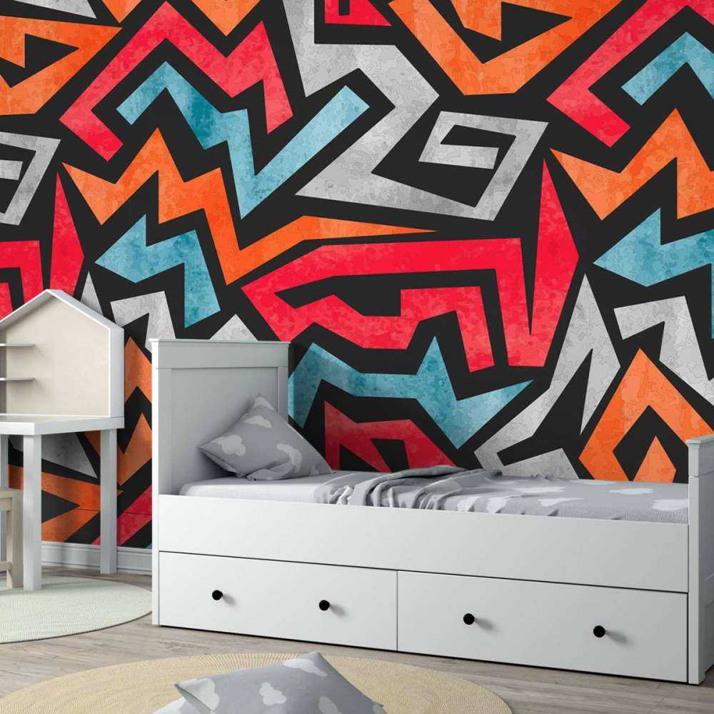 Kleurrijke grafische print