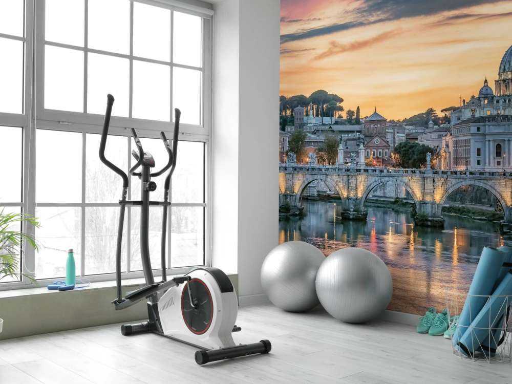 Avondgloed over Romeinse koepelstad