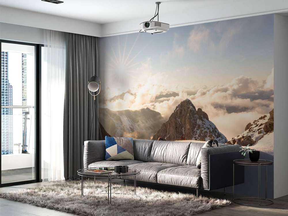 Heldere Zon Boven Winterberg