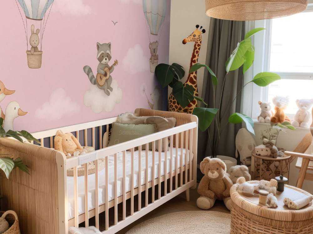 Luchtspel in roze wolkenlucht