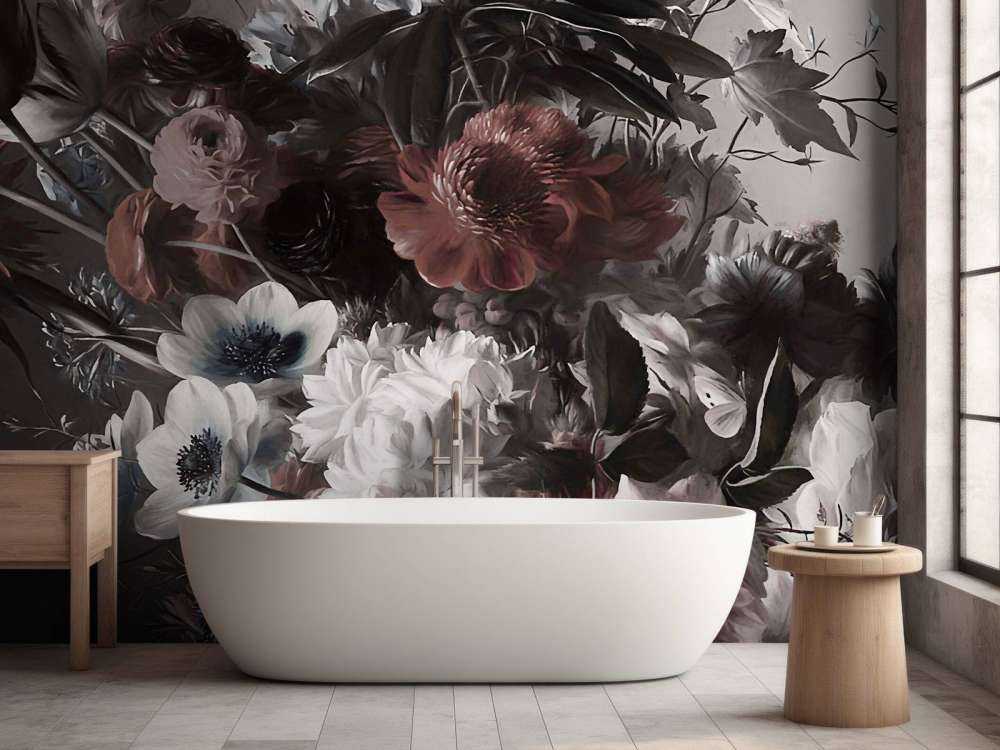 Big bouquet with anemones Pink