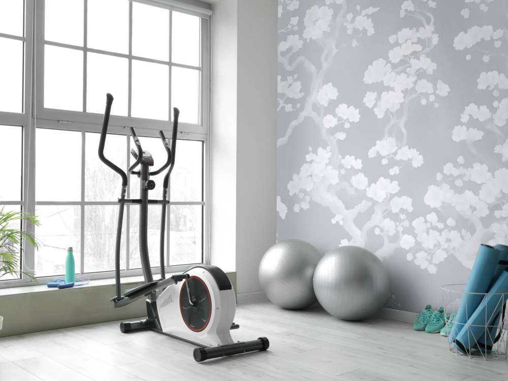 Wonderful blooming forest - blue