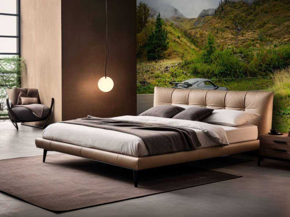 Sportwagen door bergmist