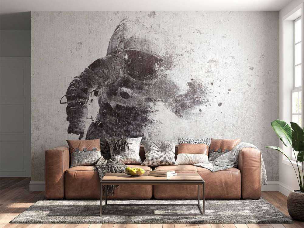 Zwevende astronaut