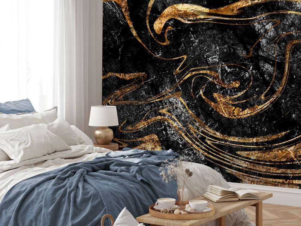 Verfmengsel met gouden verf