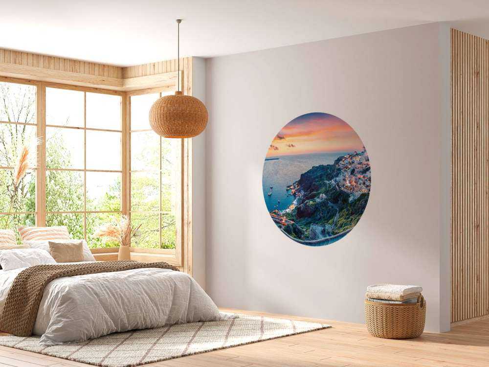 Zonsondergang op Santorini