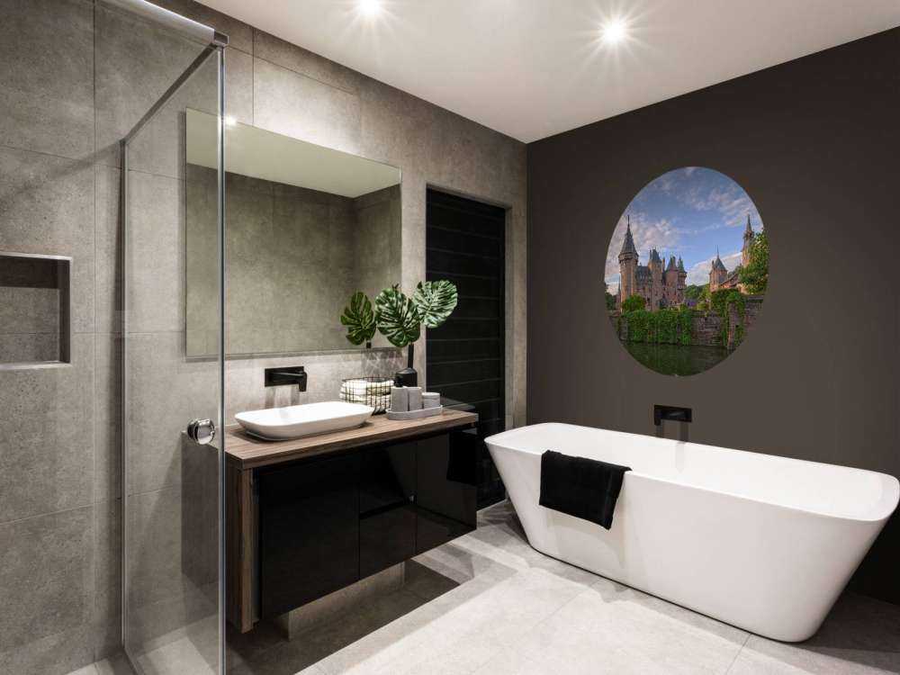 Kasteel de Haar vanaf het water