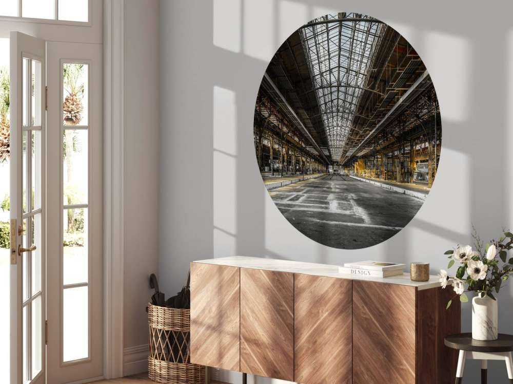 Interieur oud fabrieksgebouw