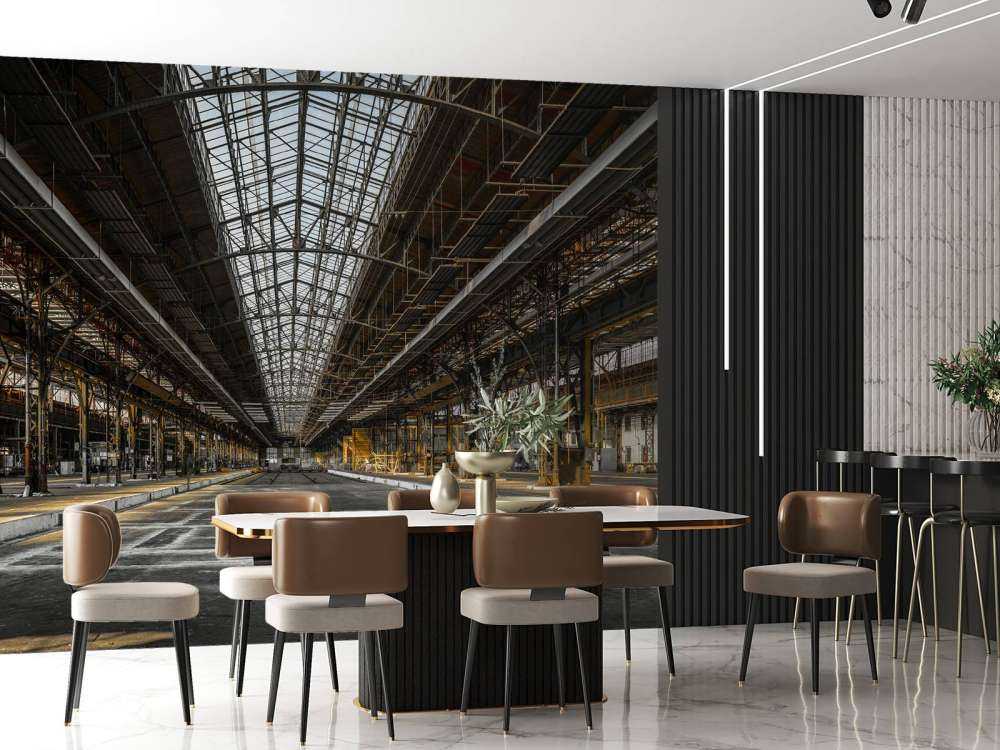 Interieur oud fabrieksgebouw