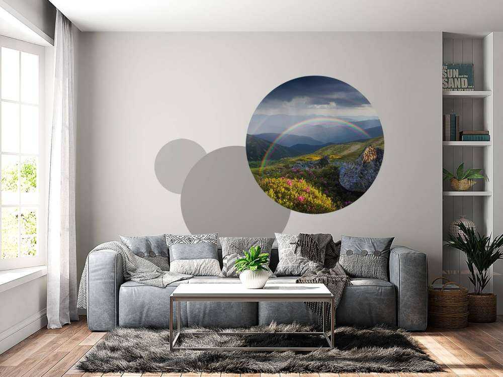 Landschap met bloemen