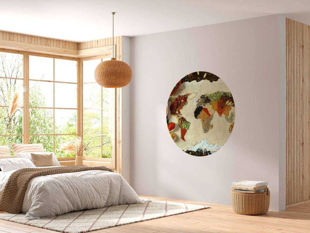 Wereldkaart van kruiden