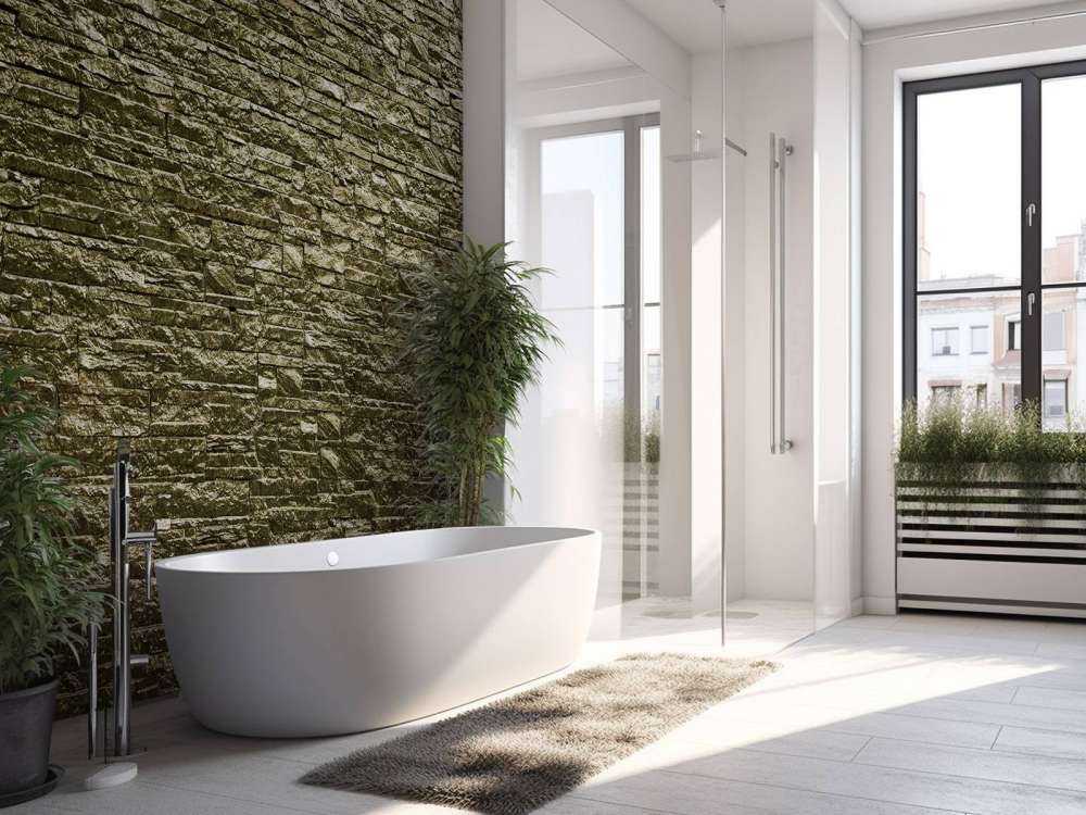 Muur met gouden stenen