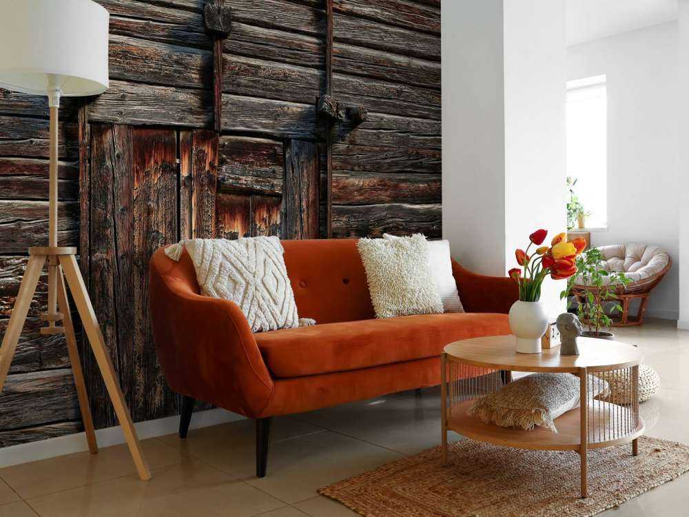 Oud hout met balken