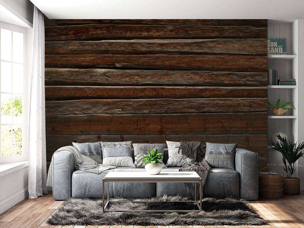 Oud donker hout