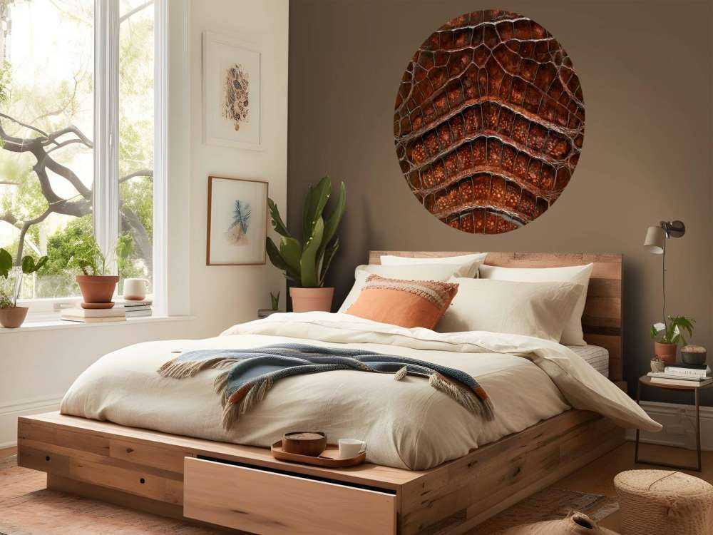 Krokodillen huid structuur