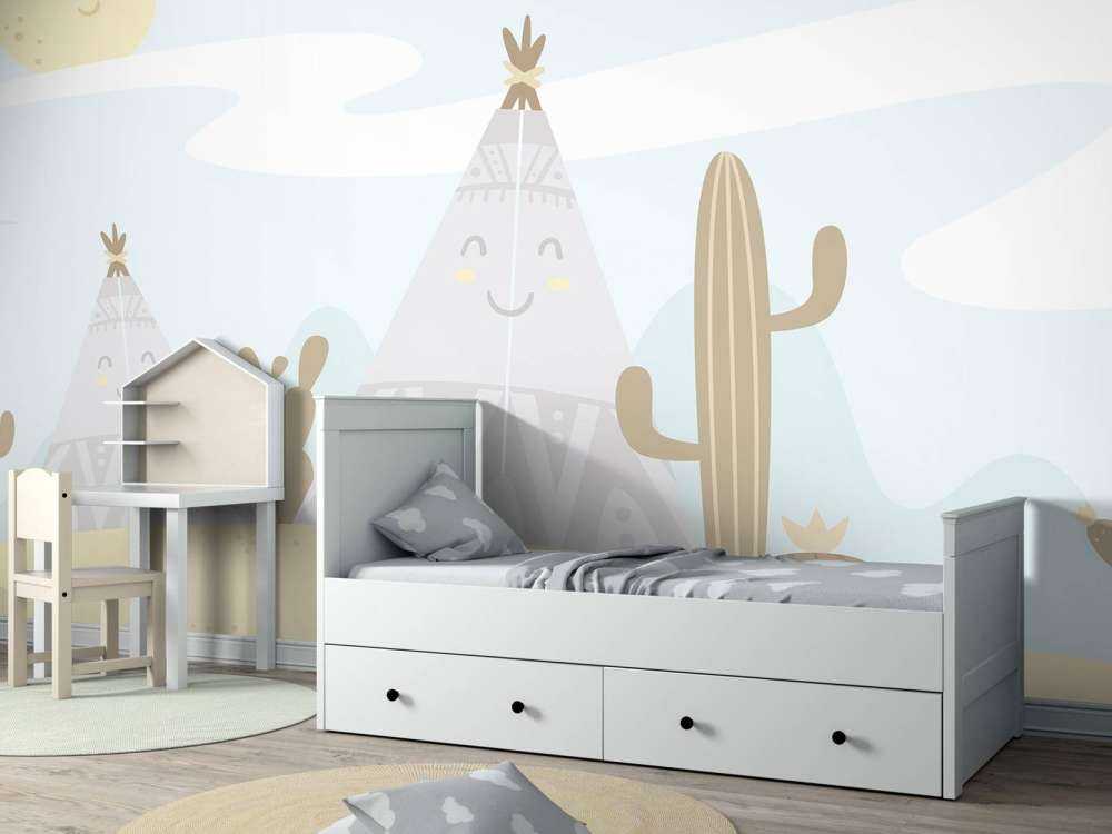 Kinderlijk woestijn design