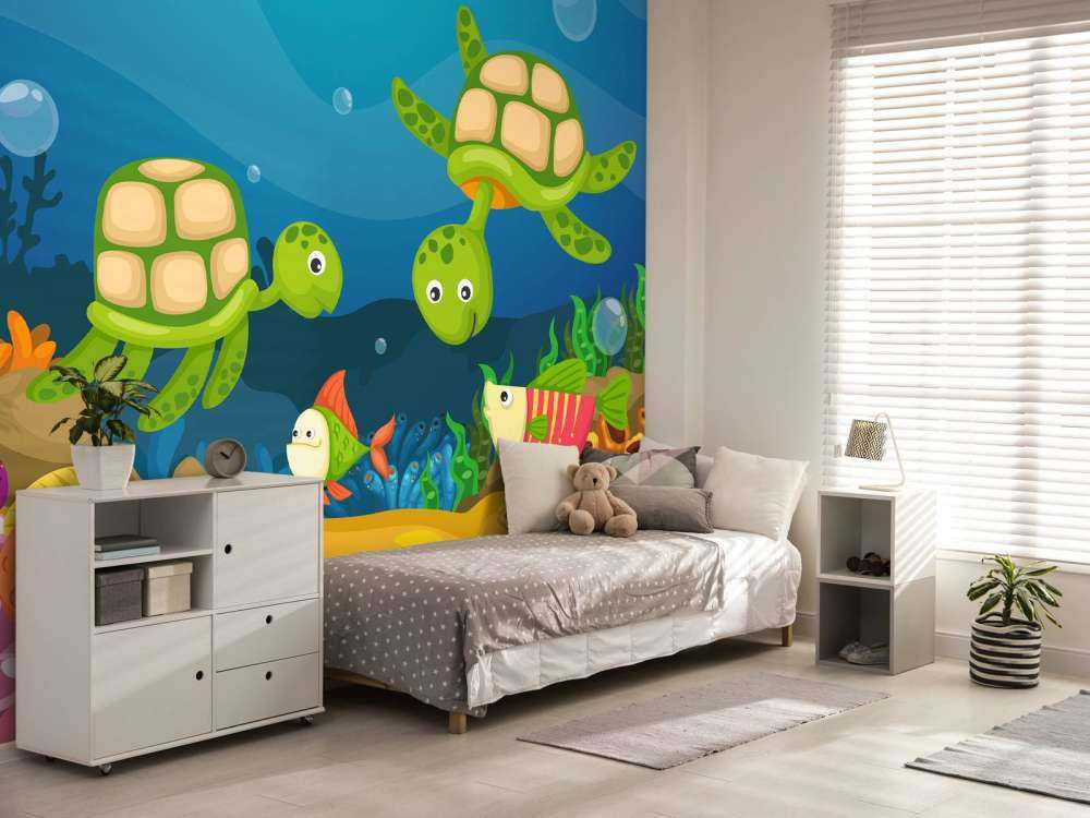 Onderwaterleven ontwerp voor kinderen