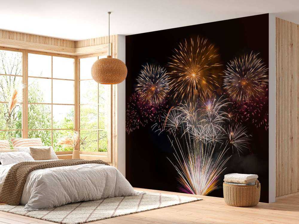 Kleurrijke vuurwerk design