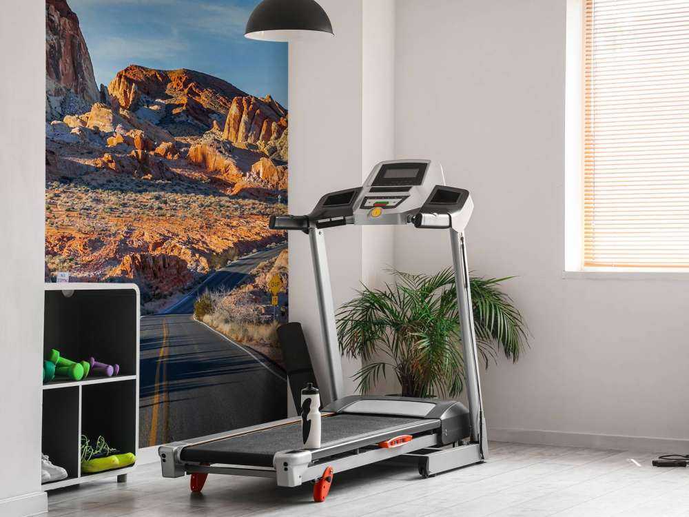 Weg door de Nevada woestijn