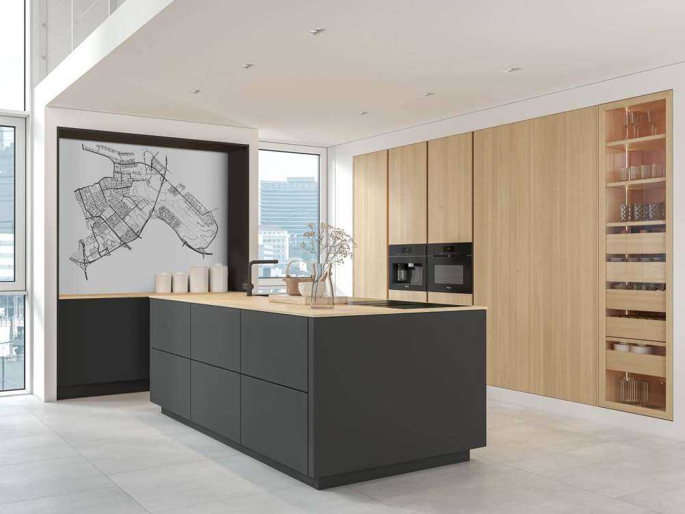 Plattegrond Amsterdam oost, wit