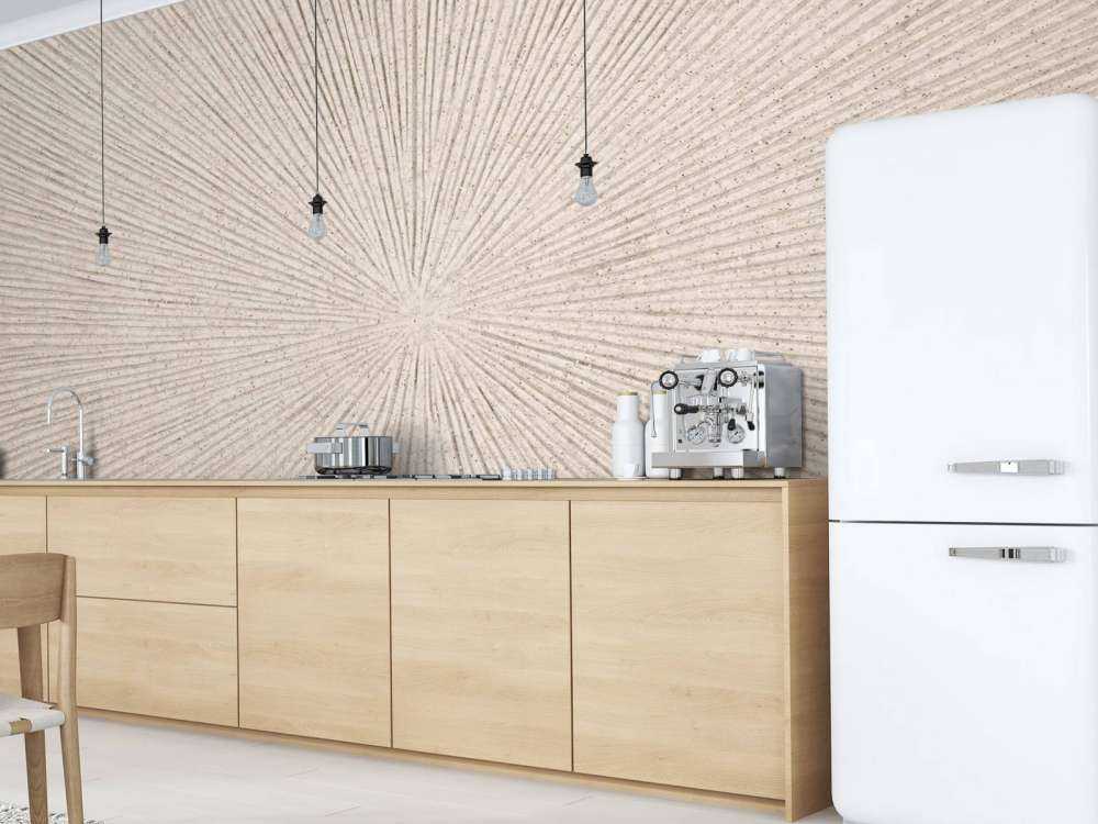 Structuur met lijnen in linnen