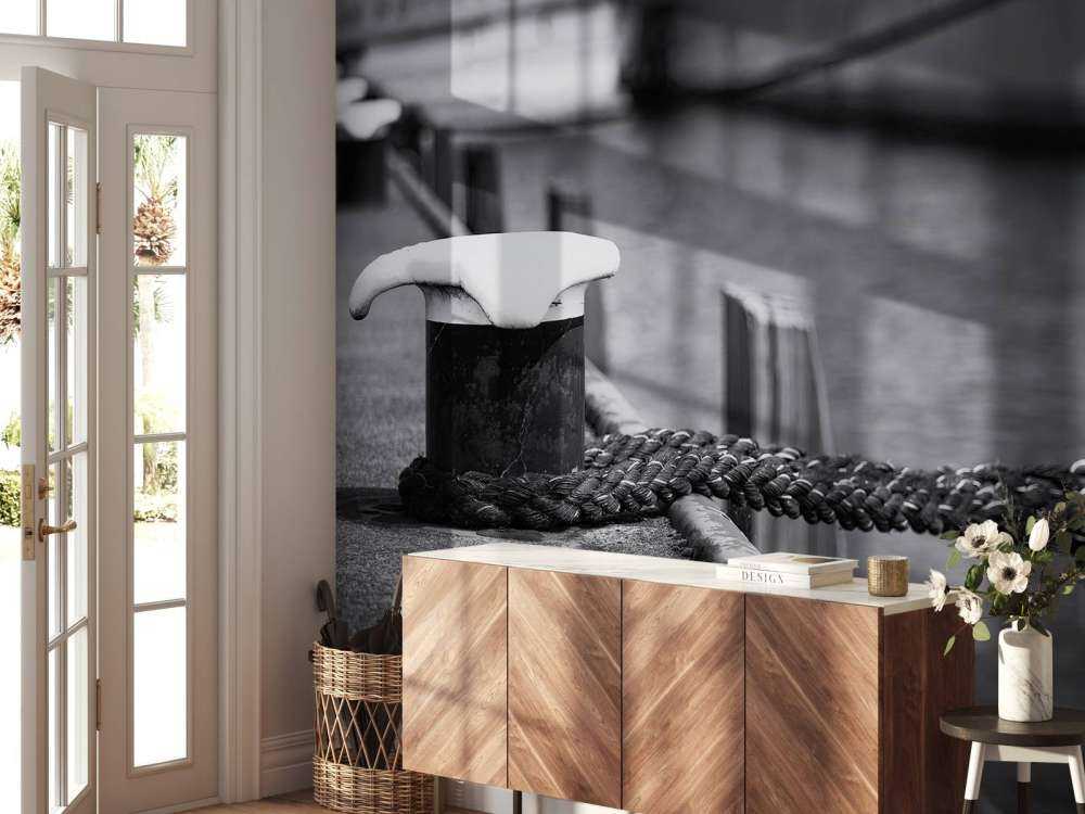 Aangemeerd passagiersschip  