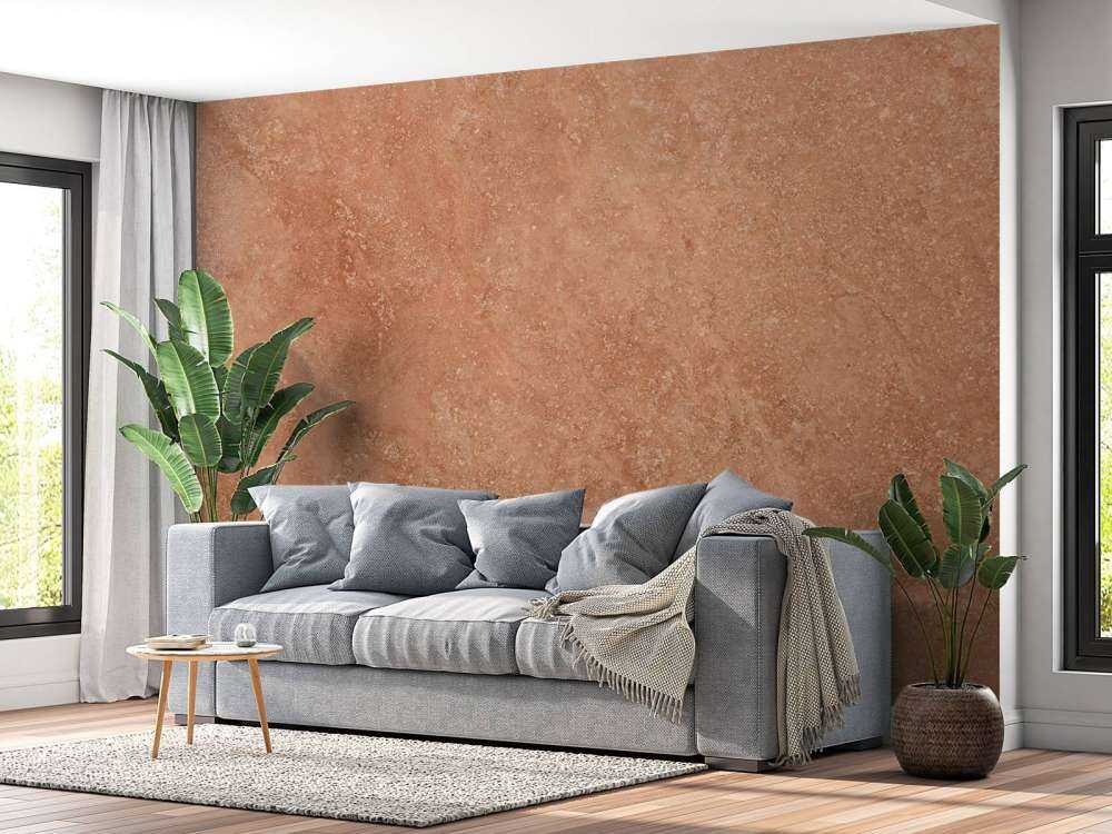Terracotta kleur marmer