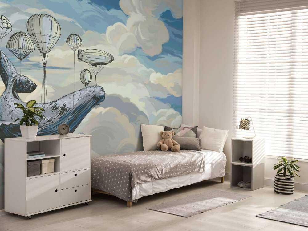 Luchtballonnen met een walvis