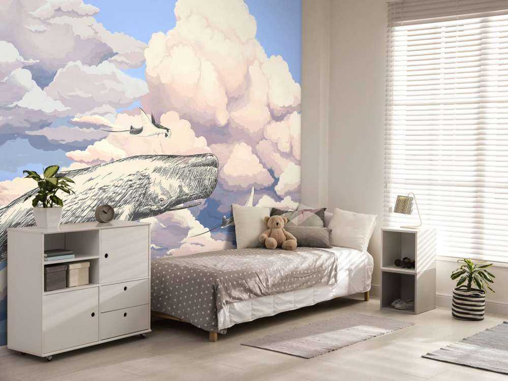 Walvis met zijn vrienden