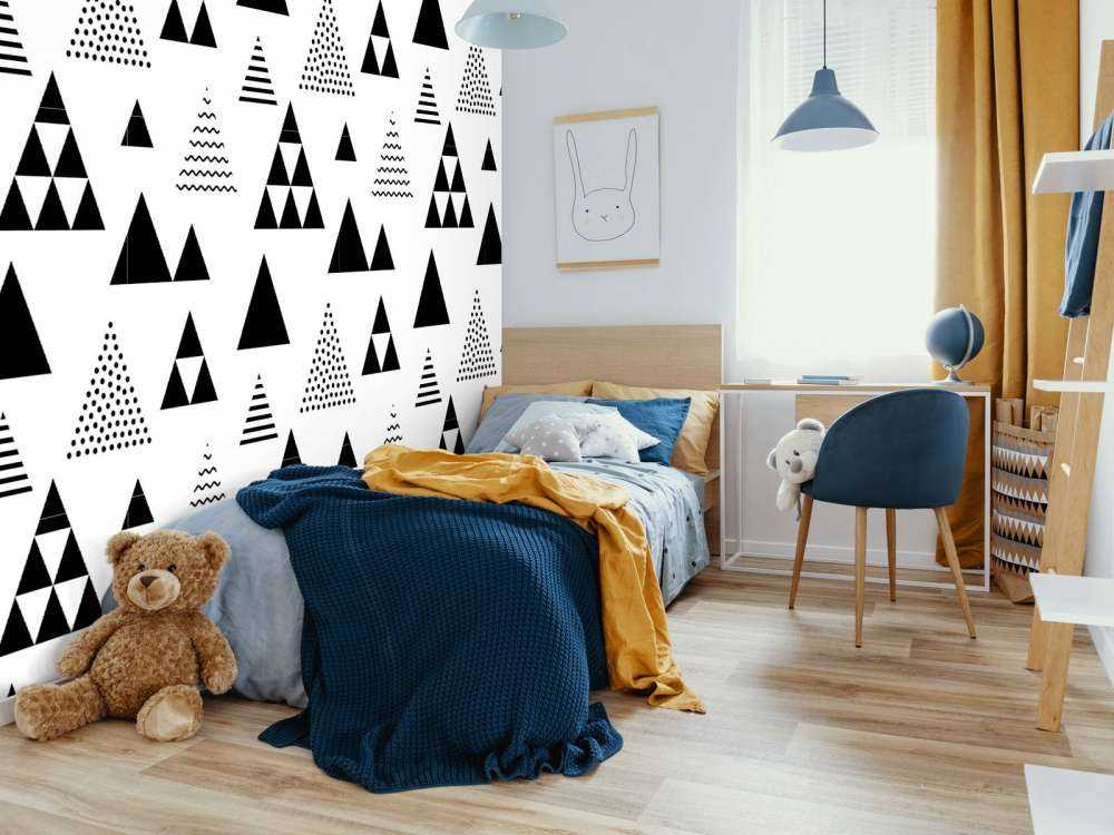 Driehoeken in zwart-wit