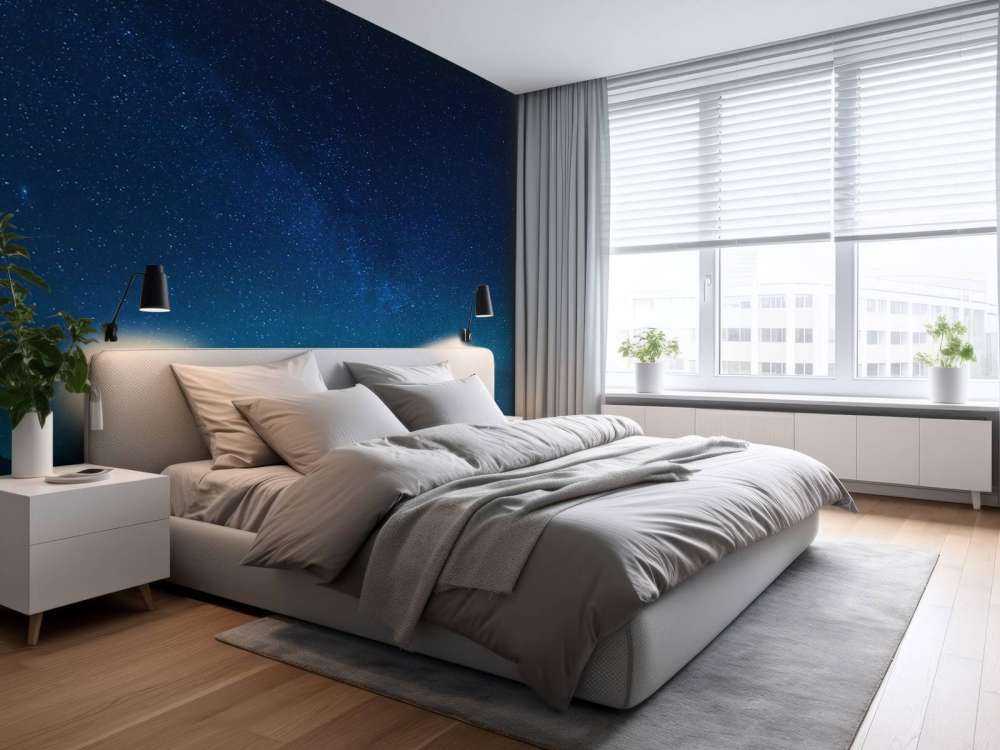Sterrenhemel met noorderlicht