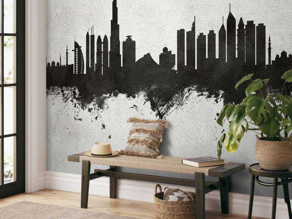 Waterverf skyline, Dubai