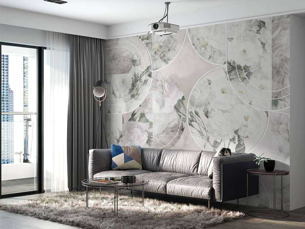 Timeless Floral Elegance - Soft White