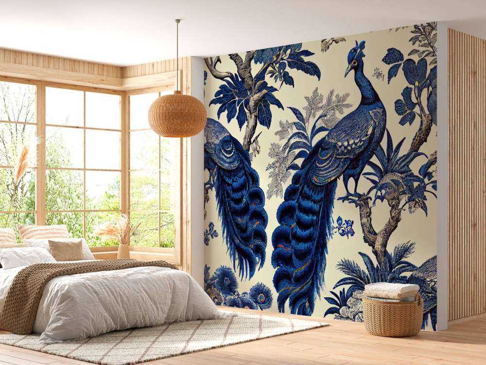 Koninklijk Blauwe Pauwpracht