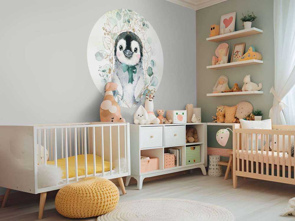 Dwergpinguïn en groene boog