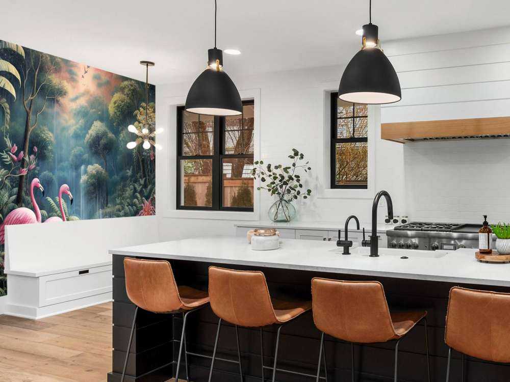 Schemerige Flamingo Eden