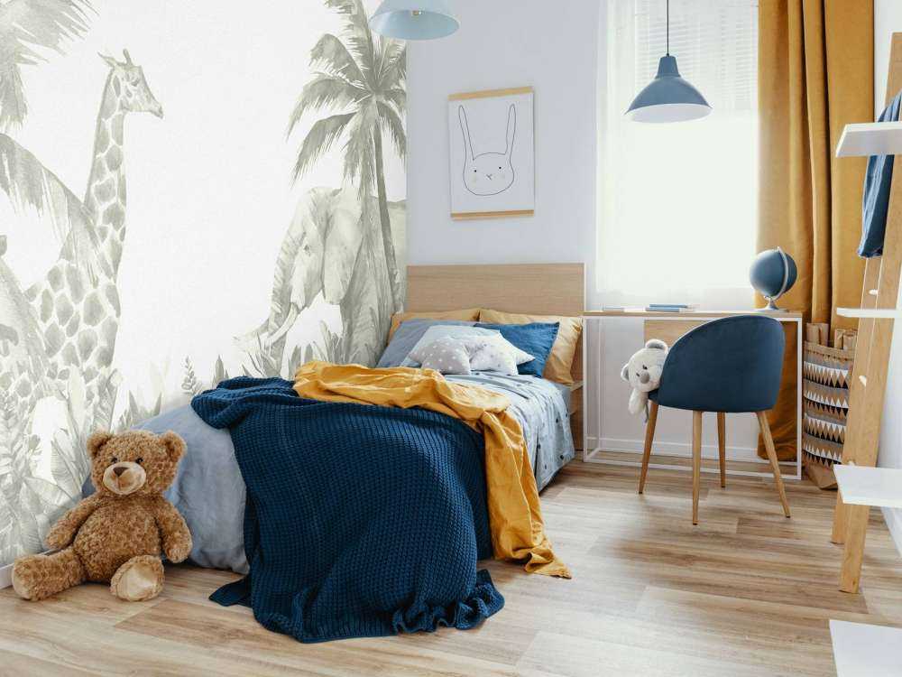 Verschillende jungle dieren in groen