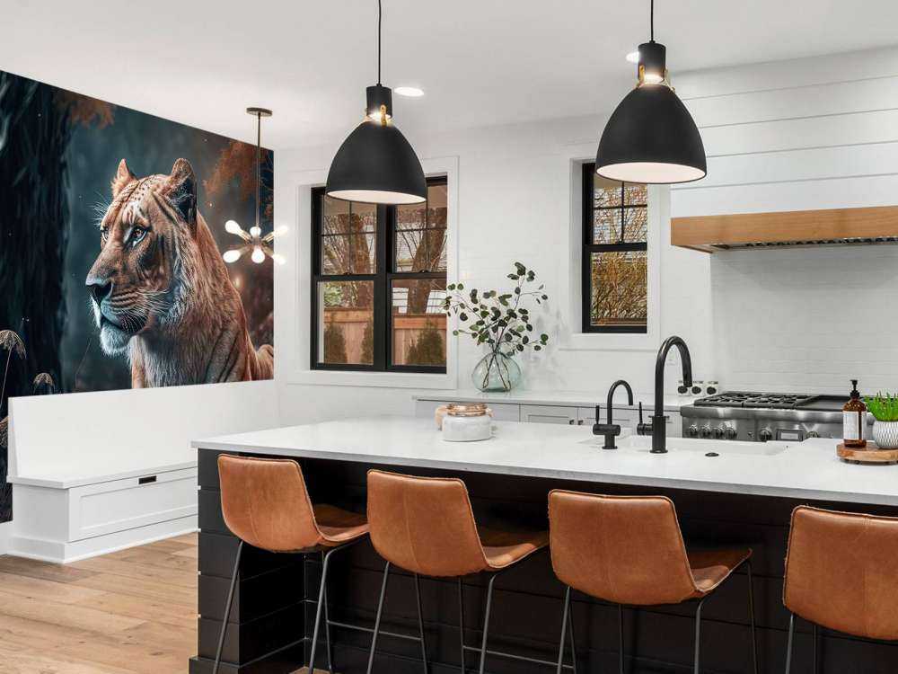 Illustratie van een leeuw