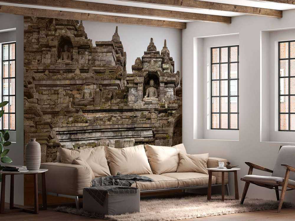 Close-up Borobudur tempel