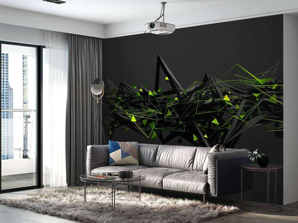 Chaotische textuur in 3D